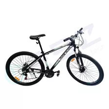 Bicicleta Mtb Overcross Rodado 29 Aluminio 21 Vel Ebz Color Verde