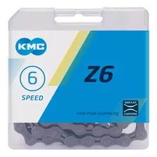 Cadena Kmc Z6 6v 7v 8v Velocidades 1/2 X 3/32 116 Eslabones