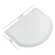 Rasqueta Plastica (11,5x9cm) X1u - Cotillón Waf Color Blanco