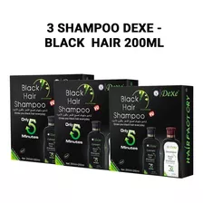 3 Shampoo Dexe - Black Hair 200ml