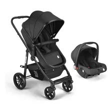 Coche Moises Beyond Negro Convertible Travel System + Silla 