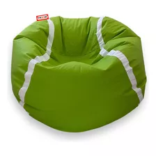 Sillon Puff Pelota De Tenis, 85 Cm De Diametro