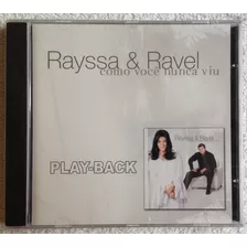 Cd Play-back Lacrado Rayssa & Ravel Como Você Nunca Viu Raro