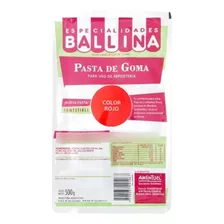 Pasta De Goma Ballina Color 500g Ciudad Cotillón Envíos