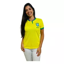 Camisa Brasil Licenciada Feminina