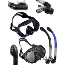 Kit Profesional Careta Mas Snorkel De Buceo, Careteo O Pesca