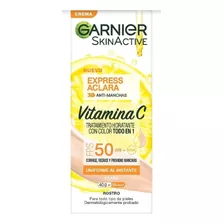 Tratamiento Hidratantee Facial Todo En Uno Garnier Fps50 Nue