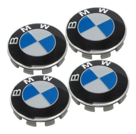 4 Emblemas Bmw Rin  68 Mm  Y Uno De Cofre De 82 Mm Foto 2