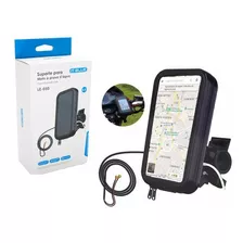 Suporte Case Celular Gps Moto Bike Resistente À Prova D'água