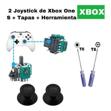 Kit Control Xbox One S 2 Joystick + Tapa + Herramienta