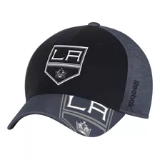 Reebok Nhl Los Angeles Kings Gorra Del Equipo Playoffs Negro