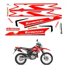 Kit Adesivos Take Honda Xr 250 Tornado On Road Motocross