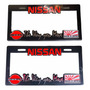 Porta Placa Intercalavera Plastico Negro Nissan Tsuru 3 13