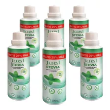 Stevia Liquida Edulcorante Jual 125cc Vegano Sin Tacc X6