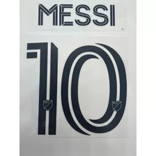 Tipografía. Número Local Inter De Miami 2023. Messi