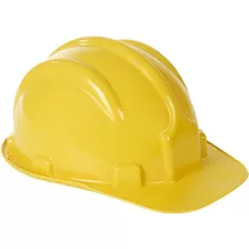 Plastcor Capacete Epi Segurança Proteção Trabalho Cor Amarelo