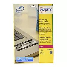 Etiqueta - Avery L6008-20 Extra-strong Adhesive Heavy Duty L