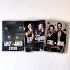 Dvd Sandy E Junior Nossa História + A História + Bônus