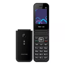 Telefone Celular Ideal Para Idoso Flip P51 4g Teclado Grande
