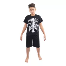 Fantasia Halloween Esqueleto Infantil