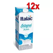  Leite Italac Integral 1l Atacado 12 Unidades Envio Imediato