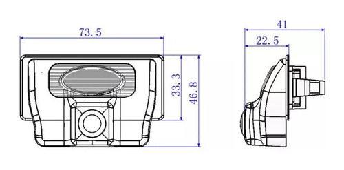 Camara De Reversa En Luz De Placa  Nissan Tiida Sedan Foto 3