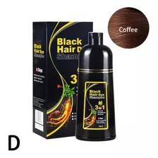 Shampoo Tinte Para Cabello, Marrón Claro Y Marrón Oscuro