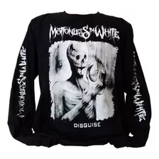 Camiseta Motionless In White Disguise Manga Longa. Numetal