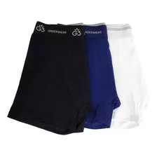 Pack De Boxer Hombre G3 X3 Liso Colores A Eleccion