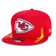 Boné New Era Nfl 9fifty Kansas Chiefs Aba Reta Vermelho