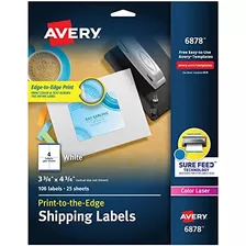 Etiquetas De Envío Avery Print-to-the-edge Para Impresoras Y