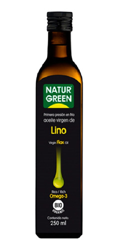 Aceite De Lino Orgánico Naturgreen 250cc