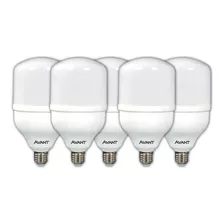 Kit 5 Lâmpadas Led 50w Bulbo E27 6500k Branco Frio - Avant Cor Da Luz Branco-frio 110v/220v