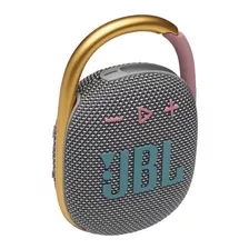 Parlante Jbl Clip 4 Portátil Con Bluetooth Waterproof Grey 