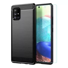 Funda Samsung A71 5g, Funda Galaxy A71 5g Con Protector De P