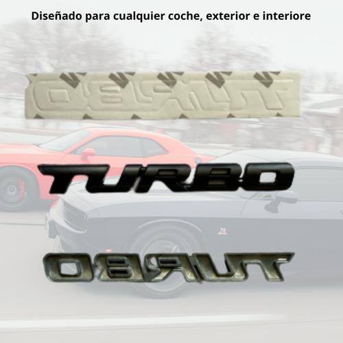 Emblema Turbo Sticker Decorativo 3d Universal Insignia Auto Foto 3