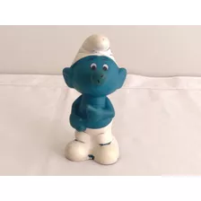 Antigo E Raro Smurf Da Estrela Anos 80 De Borracha (leia )