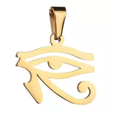 Somente Pingente Olho Tudo Vê Hórus Illuminati Egito Aço 002