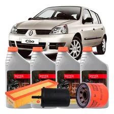 Kit Oleo 10w40 E Filtros Clio 1.0 16v 4cc 2014 2015 2016