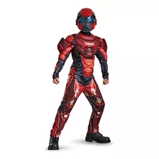 Disfraz Red Spartan Classic Muscle Halo Microsoft Costume Sm