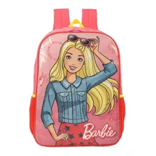 Mochila Costas Escolar Barbie - Vermelho Ou Lilás