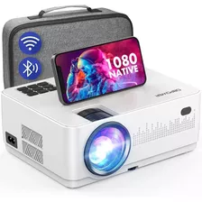 Proyector Bluetooth Wifi, Proyector Dbpower 9000l Hd Native Color Blanco
