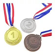 Honbay 3 Medallas De Premio De Bronce Dorado Y Plateado Con 