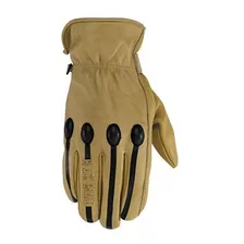 Guantes De Moto Retro Black Brand - Tan / 2x-grande