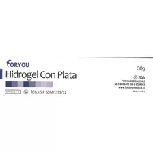 Tubo De Hidrogel + Plata 30 Gr 1 Unidad