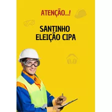 500 Santinho Eleição Cipa Personalizados - Cartão 7x10cm