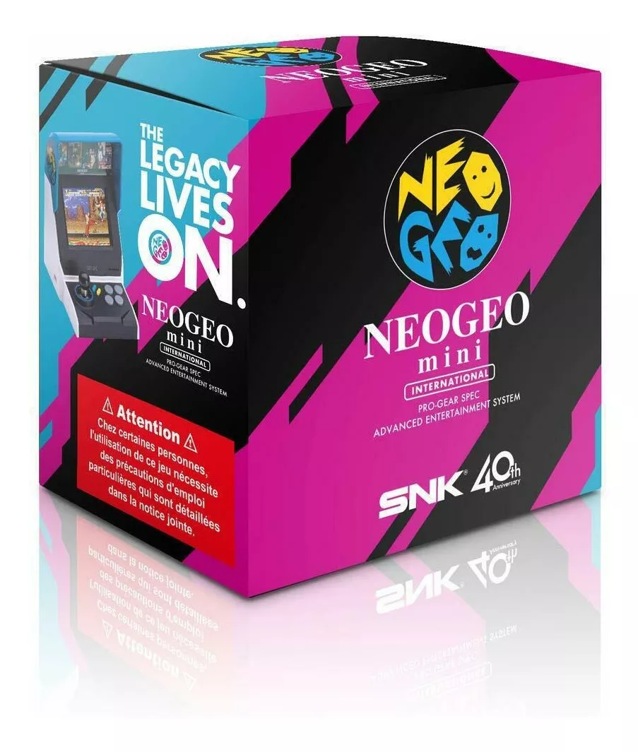 Snk Neo Geo Mini International Edition Preto, Cinza E Azul