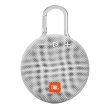 Bocina Jbl Clip 3 Portátil Con Bluetooth Waterproof Steel White 