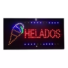 Aviso Led 48x25 Helados Moblihouse