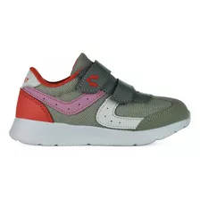 Tenis Charly Urbano Sport Niña Ligero Velcro Sin Agujeta Ch5